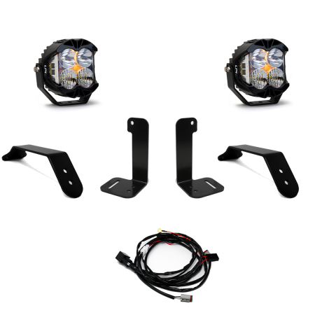 Baja Designs - Baja Designs 447658 - Jeep JL/JT Dual LP4 Auxiliary Light Kit Baja Designs