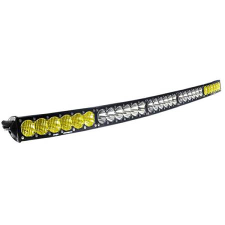 Baja Designs - Baja Designs 525003DC - 50 Inch LED Light Bar Amber/White Dual Control Pattern OnX6 Arc Series Baja Designs