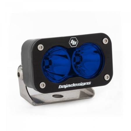 Baja Designs - Baja Designs 540001BL - LED Work Light Blue Lens Spot Pattern S2 Sport Baja Designs