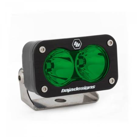 Baja Designs - Baja Designs 540001GR - LED Work Light Green Lens Spot Pattern S2 Sport Baja Designs