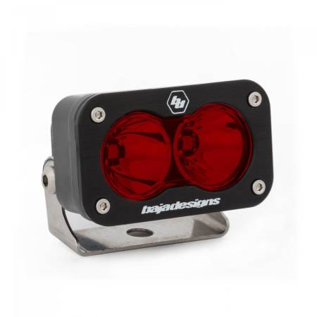 Baja Designs - Baja Designs 540001RD - LED Work Light Red Lens Spot Pattern S2 Sport Baja Designs