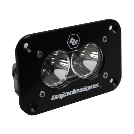 Baja Designs - Baja Designs 541001 - LED Work Light Clear Lens Spot Pattern Flush Mount Each S2 Sport Baja Designs