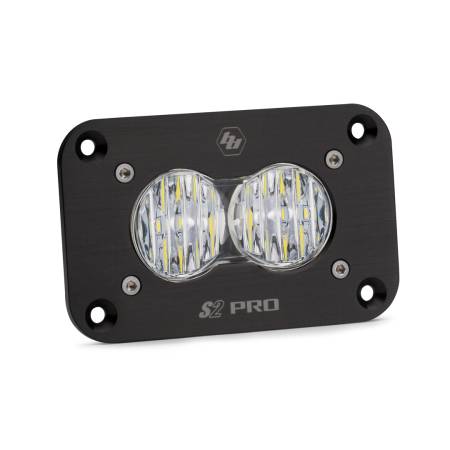 Baja Designs - Baja Designs 541005 - LED Work Light Clear Lens Wide Cornering Pattern Flush Mount Each S2 Sport Baja Designs