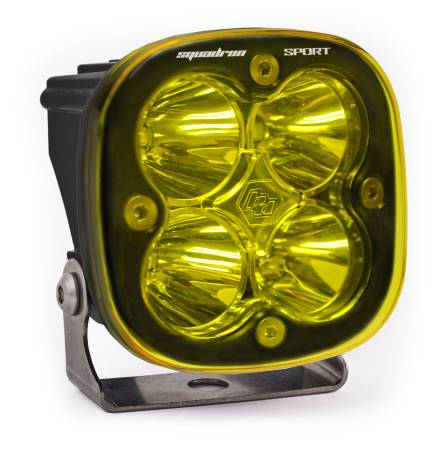 Baja Designs - Baja Designs 550011 - LED Light Pod Spot Pattern Clear Amber Black Squadron Sport Baja Designs