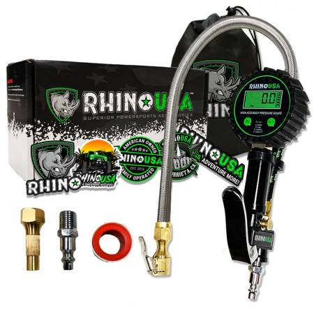 Rhino USA - Rhino USA RGAUGE-0200 - 200 PSI Tire Inflator Gauge