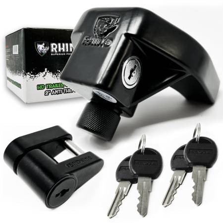 Rhino USA - Rhino USA TRL-LOCK-KIT - 2'' Trailer Coupler Lock Kit