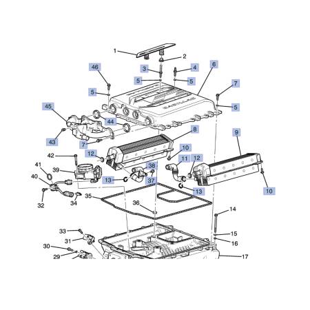 Genuine GM Parts - Genuine GM Parts 12726045 - Escalade V Supercharger Upper Assembly