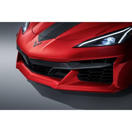 GM Accessories - GM Accessories 84508461 - Corvette C8 Z06 Grille in Visible Carbon Fiber (for Vehicles without Front Curb View Cameras)