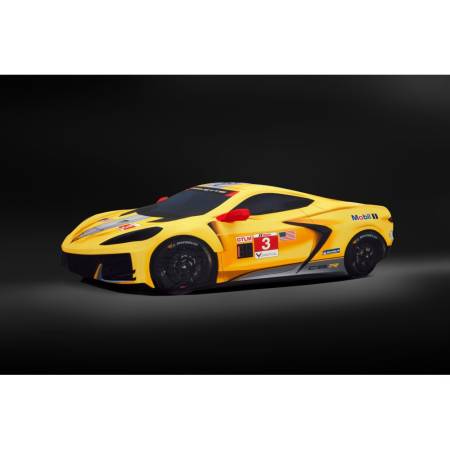 GM Accessories - GM Accessories 85159500 - Corvette C8 Z06 Premium Indoor Car Cover in Yellow with Fully Rendered Corvette C8.R