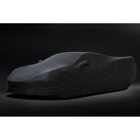 GM Accessories - GM Accessories 84869725 - Corvette C8 Z06 Premium Indoor Car Cover in Black with Embossed 70th Anniversary Logo