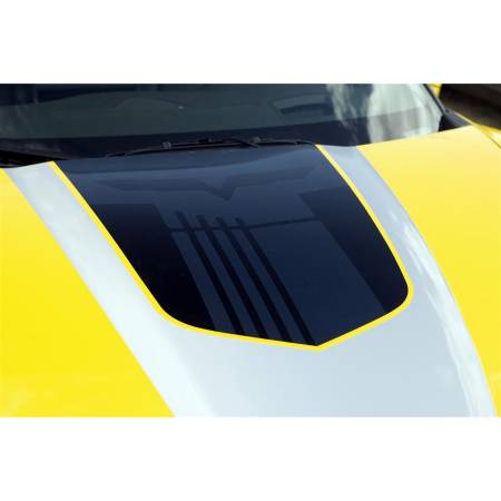 GM Accessories - GM Accessories 20912918 - Decal GT1 C6 Corvette Body stripes Black 