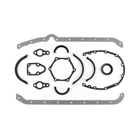 Cometic - Cometic PRO1004B - Chevrolet 350/ZZ4 Gen-1 Small Block V8 Bottom End Gasket Kit, 1 Piece Rear Main Seal