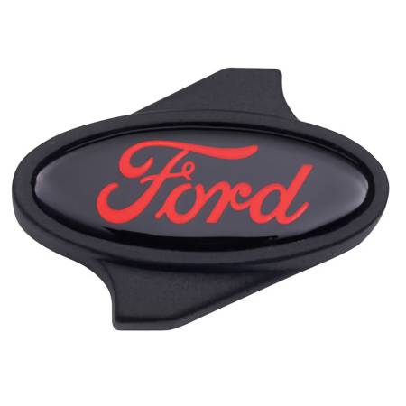 Ford Performance - Ford Performance 302-339 - Ford Oval Air Cleaner Nut - Black/Red