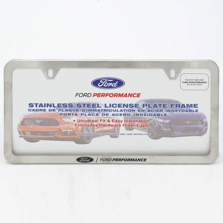 Ford Performance - Ford Performance M-1828-SSC - Fp Slim License Plate Frame-Brushed Ss