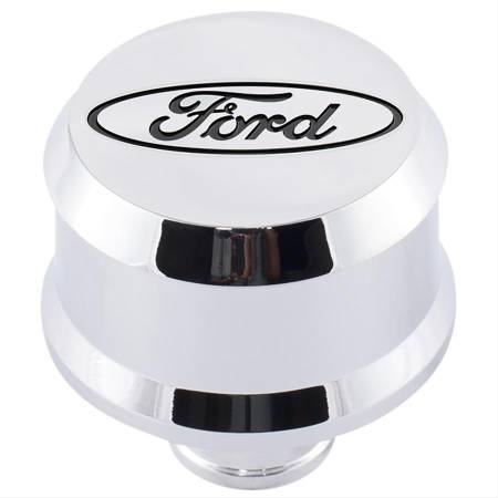 Ford Performance - Ford Performance 302-439 - "Ford" Slant Edge Breather - Chrome