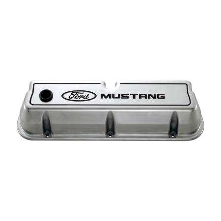 Ford Performance - Ford Performance 302-030 - Ford Mustang Valve Covers - Polished/Black