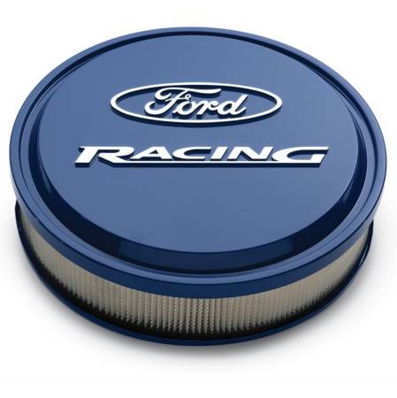 Ford Performance - Ford Performance 302-381 - "Ford Racing" Slant Edge Air Cleaner Blue