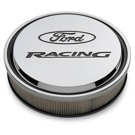 Ford Performance - Ford Performance 302-384 - "Ford Racing" Slant Edge Air Cleaner Chrome