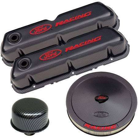 Ford Performance - Ford Performance 302-520 - Ford Racing Dress Up Kit - Carbon Finish