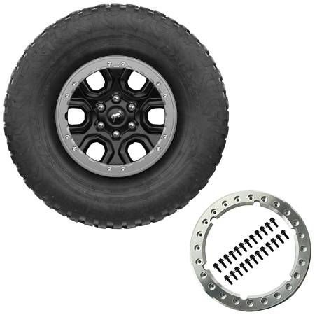 Ford Performance - Ford Performance M-1007-DC17A - 2021 Bronco Beadlock Wheel Kit - Style 2