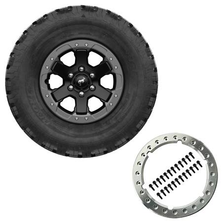 Ford Performance - Ford Performance M-1007-DC17B - Bronco 17" Beadlock Wheel Kit - Style 1