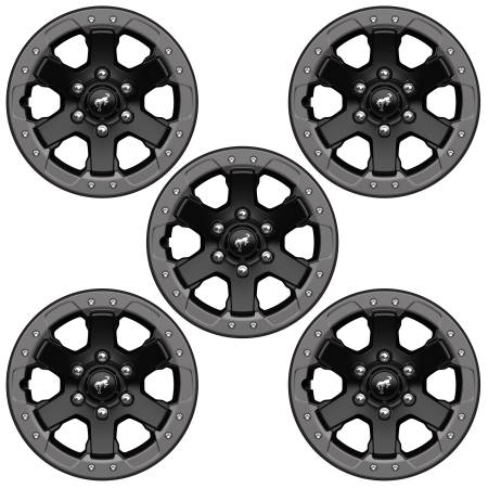 Ford Performance - Ford Performance M-1007K-DC178B - 2021+ Bronco 17"X8" Bead Lock Capable Wheel Kit -B