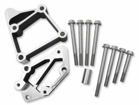 Holley - Holley 21-3Bk - Hi Acc Bkt Install Kit, Ls Long-Black