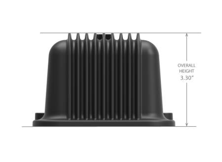 Holley - Holley 241-108 - Gm Licensed Vintage Series Sbc Valve Covers Satin Black Machined Finish