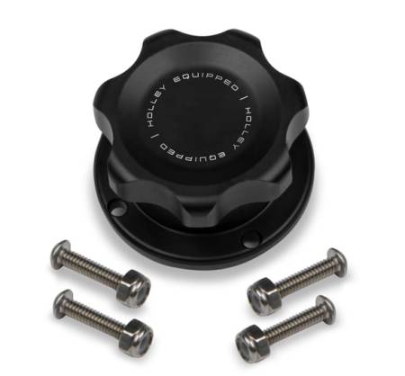 Holley - Holley 241-230 - Billet Fill Cap W/ 4 Bolt Flange