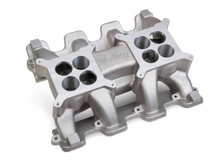 Holley - Holley 300-133 - Ls3 Dual-Quad Intake Manifold, Carb