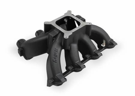 Holley - Holley 300-256Bk - Single Plane Split-Design Race Intake Manifold- Gm Ls1/Ls2/Ls6- Black