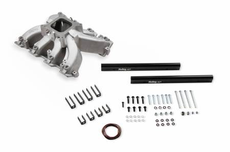 Holley - Holley 300-290 - Intake Manifold Ls3 Split Sgl-Plane Efi