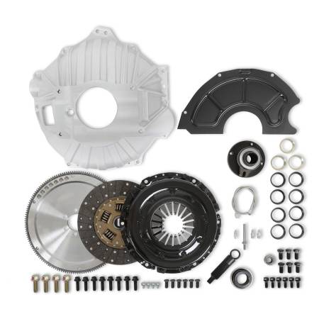 Holley - Holley 319-501 - Complete TKX or TKO Transmission Installation Kit, 1986-1993 Small-Block Chevrolet Engines