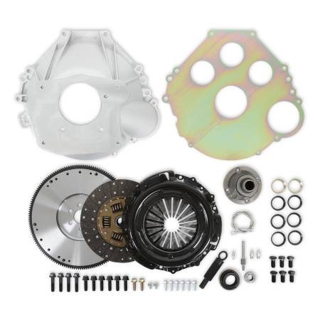 Holley - Holley 319-600 - Complete TKX or TKO Transmission Installation Kit, 28oz balance SBF