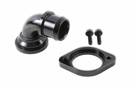 Holley - Holley 97-341 - Water Neck - Swivel 90 Degree Angle - Black