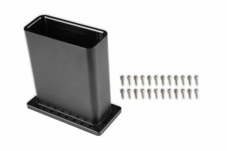 Holley EFI - Holley EFI 300-608BK - Burst Panel Duct, Billet, Black Anodize