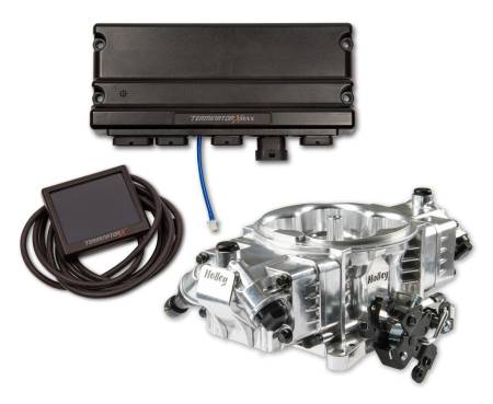 Holley EFI - Holley EFI 550-1011 - Term X Max Stealth 4150, 4Inj, Shiny, Trans Controller