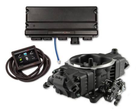 Holley EFI - Holley EFI 550-1029 - Term x stealth 4150, 4 Inj, LS 24X, Black, Trans Controller