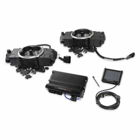 Holley EFI - Holley EFI 550-1075 - Terminator X Stealth 4150 2X4 - Black