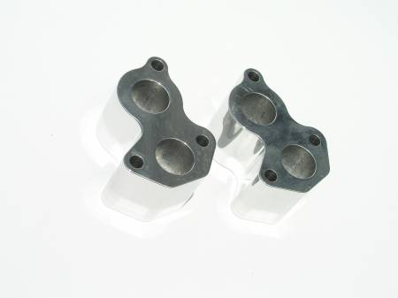 Meziere - Meziere WPS119-1.75S - Pump Spacer, Lsx Engine, 1.75 Long, Pair - Black