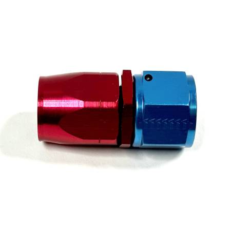 Aeroquip - Aeroquip Fcm1015 - 12 Reusable S.A.E. 37° (Jic/An) Swivel Straight Fitting - Red/Blue Anodized Aluminum