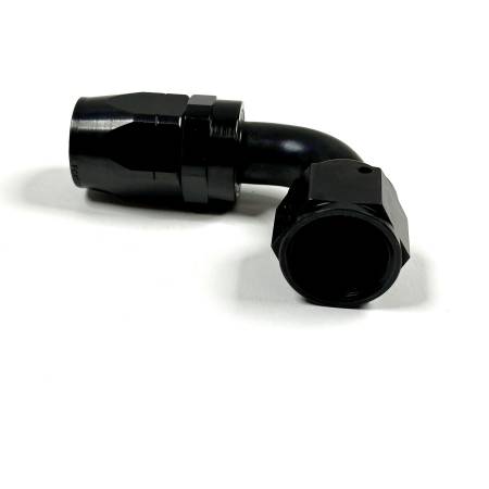 Aeroquip - Aeroquip Fcm4435 - 12 Reusable S.A.E. 37° (Jic/An) Swivel 90° Elbow Fitting - Black Anodized Aluminum