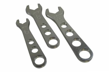 ICT Billet - ICT Billet 551470 - 3pc Billet Aluminum Wrench Set 6 8 10 AN Fitting Wrenches