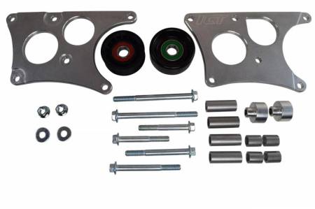 ICT Billet - ICT Billet 551566-2 - LS Camaro Heavy Duty Billet Alternator Bracket Kit LSX LS1 5.7L Top Driver Head Mount