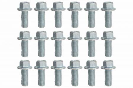 ICT Billet - ICT Billet 551683-18M8 - 18pc 4L80E 4L85E Transmission Pan Bolt Set