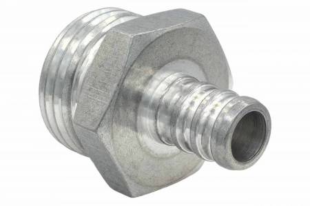 ICT Billet - ICT Billet F500PEX750GH - 1/2" Pex to 3/4" Male Garden Hose Aluminum Adapter (for non potable water)