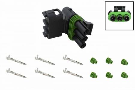 ICT Billet - ICT Billet WCMAP10 - MAP Sensor 3 Wire - 3 Bar Brick Connector Component Kit