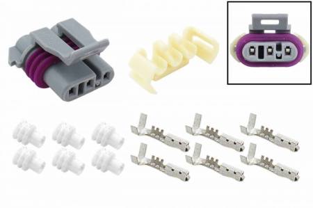 ICT Billet - ICT Billet WCMAP30 - LS 3-Wire Gen 3 MAP Sensor Connector Component Kit