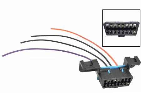 ICT Billet - ICT Billet WP0BD30 - GM LS OBD2 Dash Diagnostic Port 4-Wire Harness Connector Plug Pigtail