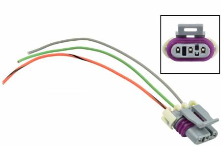 ICT Billet - ICT Billet WPMAP30 - LS 3-Wire Gen 3 MAP Sensor Manifold Absolute Pressure Connector Plug Pigtail